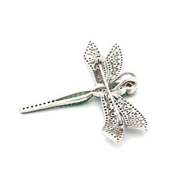 Stříbrná brož / přívěsek VÁŽKA